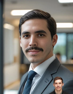AI headshot — studio portrait