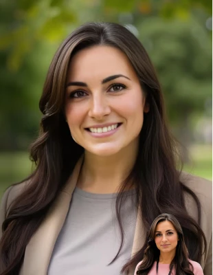 AI headshot — studio portrait