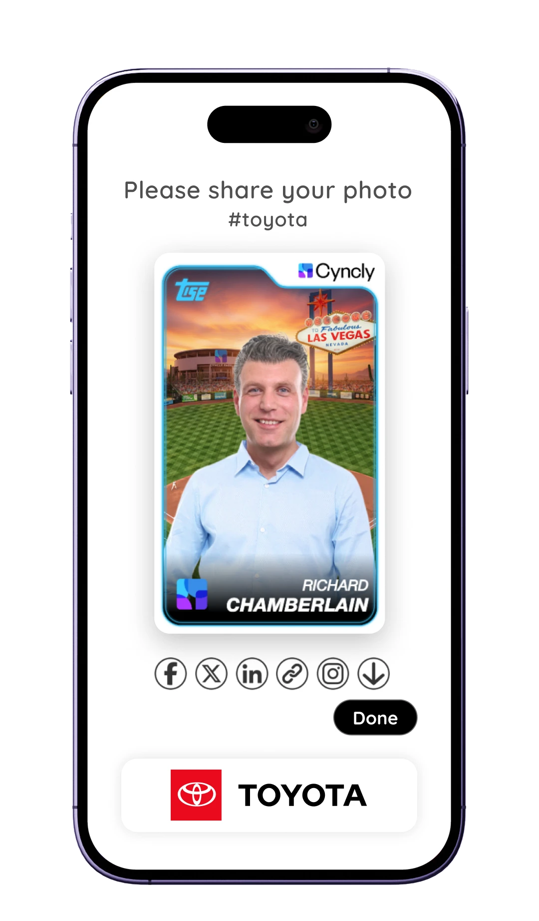 Step 5: Share your card on social media