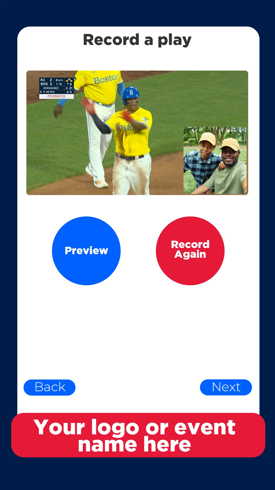 Step 7: Preview your recording