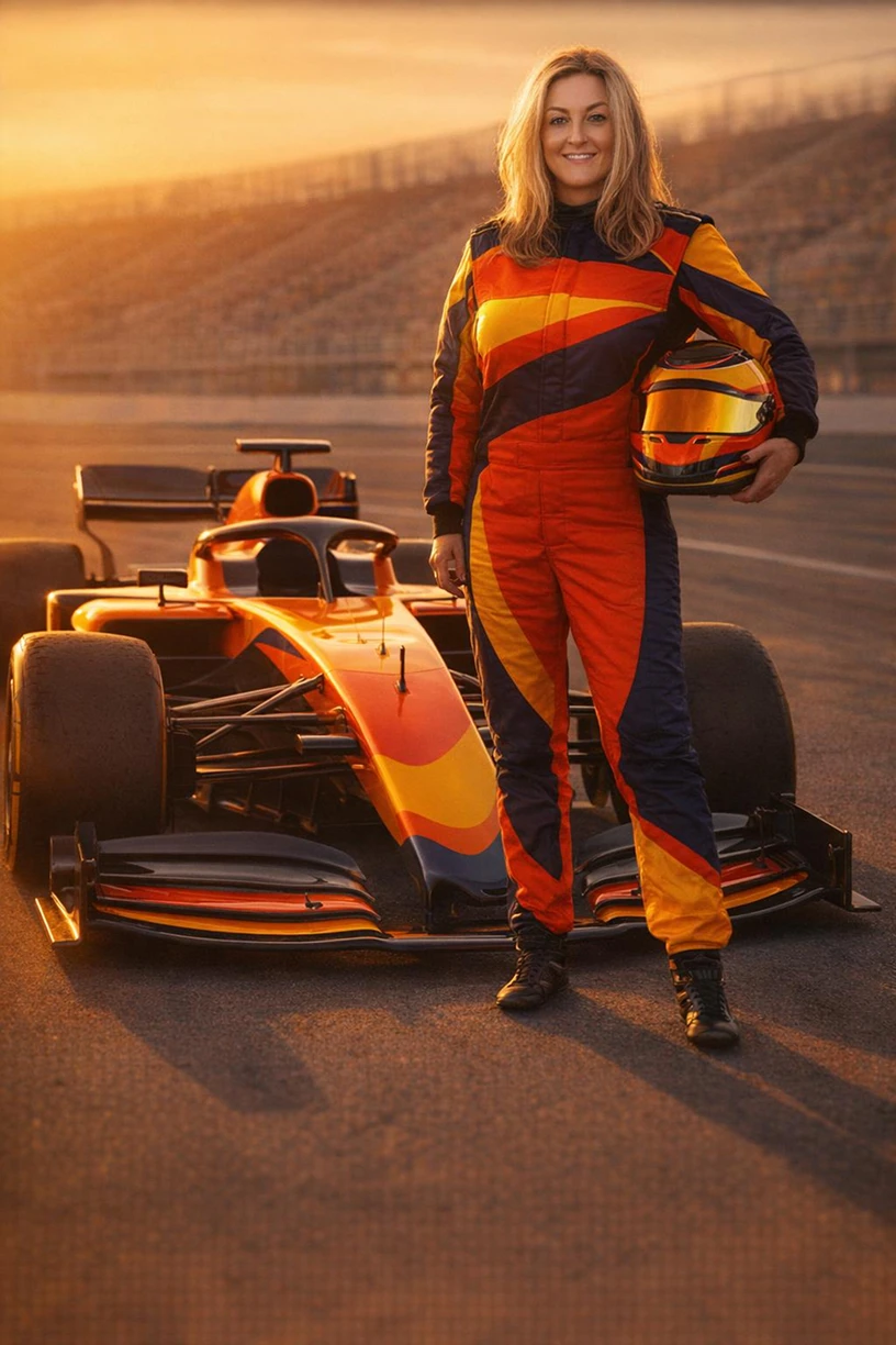 F1 Driver theme — female