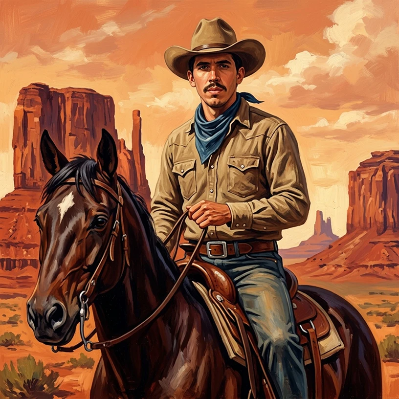 Old Western theme — male